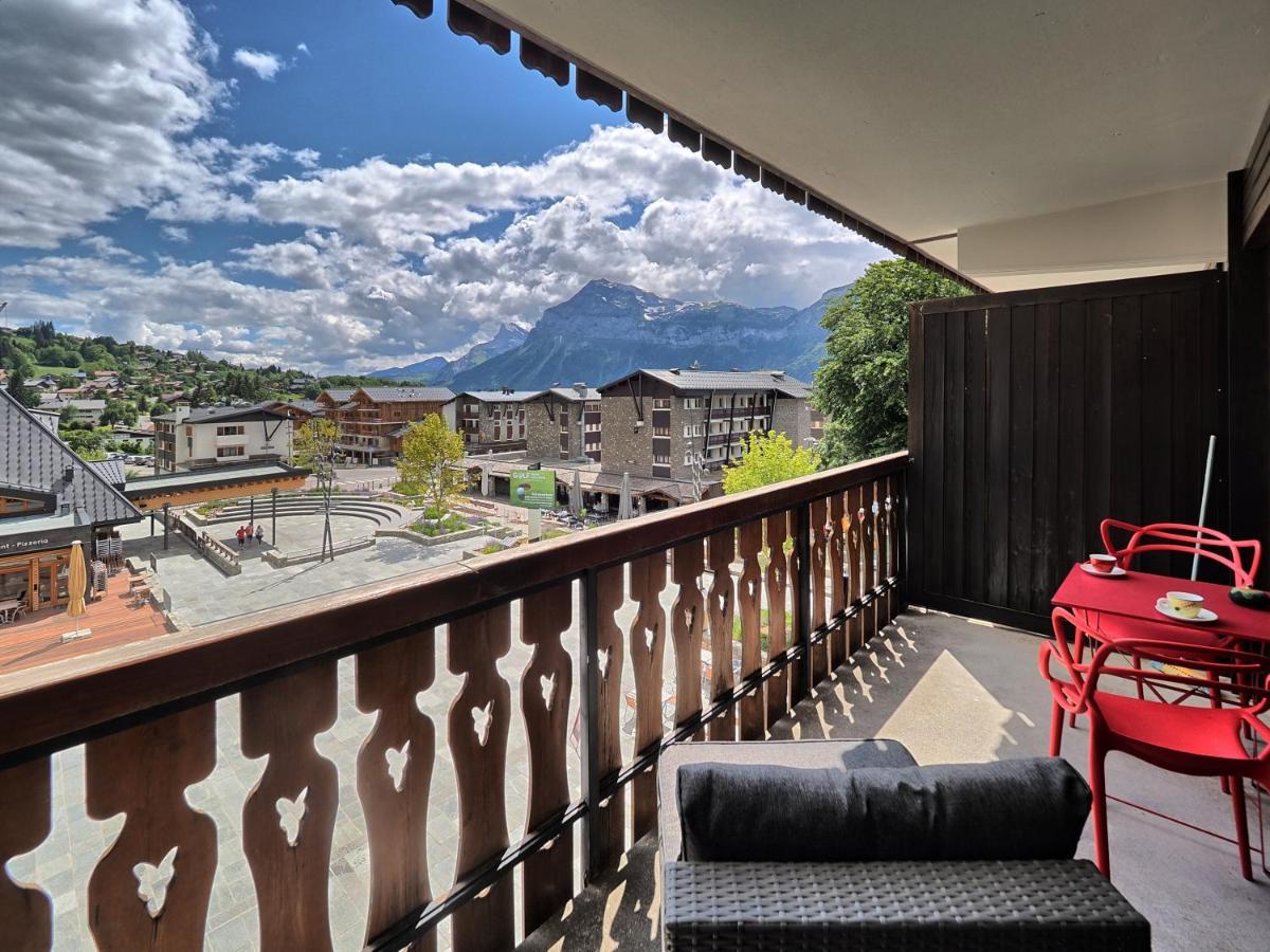 Vintage Chic -Central, Wifi, Mountain View Les Carroz d'Arâches Exterior foto