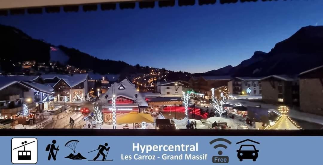 Vintage Chic -Central, Wifi, Mountain View Les Carroz d'Arâches Exterior foto